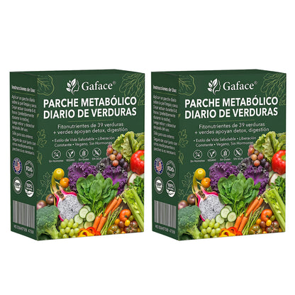 𝐆𝐚𝐟𝐚𝐜𝐞® 𝐃𝐚𝐢𝐥𝐲 𝐕𝐞𝐠𝐞𝐭𝐚𝐛𝐥𝐞 𝐌𝐞𝐭𝐚𝐛𝐨𝐥𝐢𝐜 𝐏𝐚𝐭𝐜𝐡 𝐮𝐬𝐞𝐬 𝐨𝐫𝐠𝐚𝐧𝐢𝐜 𝐯𝐞𝐠𝐞𝐭𝐚𝐛𝐥𝐞 𝐞𝐱𝐭𝐫𝐚𝐜𝐭𝐬 𝐚𝐧𝐝 𝐩𝐡𝐲𝐭𝐨𝐧𝐮𝐭𝐫𝐢𝐞𝐧𝐭𝐬 𝐟𝐫𝐨𝐦 𝟑𝟗 𝐯𝐞𝐠𝐞𝐭𝐚𝐛𝐥𝐞𝐬 + 𝐠𝐫𝐞𝐞𝐧𝐬 𝐭𝐨 𝐬𝐮𝐩𝐩𝐨𝐫𝐭 𝐝𝐞𝐭𝐨𝐱, 𝐝𝐢𝐠𝐞𝐬𝐭𝐢𝐨𝐧 & 𝐦𝐞𝐭𝐚𝐛𝐨𝐥𝐢𝐜 𝐫𝐞𝐬𝐞𝐭, 𝐚𝐧𝐝 𝐛𝐨𝐨𝐬𝐭 𝐞𝐧𝐞𝐫𝐠𝐲 𝐟𝐨𝐫 𝐚𝐥𝐥-𝐝𝐚𝐲 𝐰𝐞𝐥𝐥𝐧𝐞𝐬𝐬.